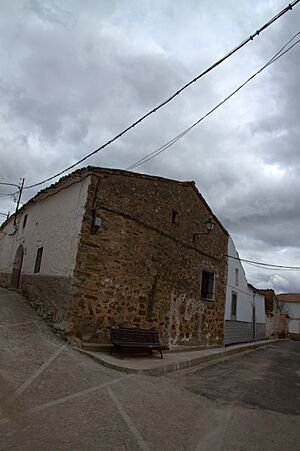 Vista de la calle Fuente (Fontanarejo)