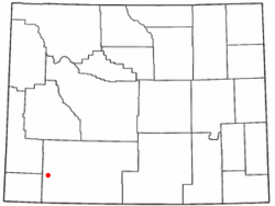Location of Little America, Wyoming