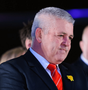 Warren Gatland Wales coach at the Wales Grand Slam Celebration, Senedd 19 March 2012
