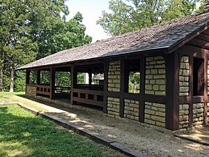 Washington State Park CCC pavilion