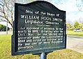 Wedowee Alabama Governor William Hugh Smith Historic Marker
