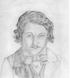 William morris self-portrait 1856