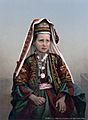 Young women of Bethlehem in costume, Holy Land-LCCN2002725085