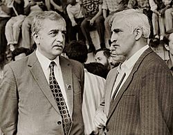 Zviad Gamsakhurdia and Merab Kostava, Tbilisi, 1988