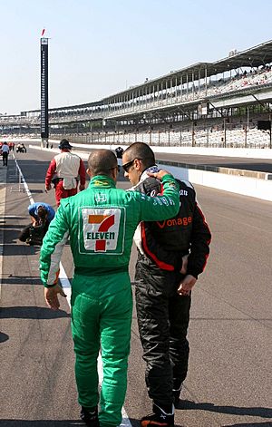 2007 Indy 500 Dario Franchitti and Tony Kanaan