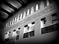 A Black and White Photo taken in the Synagogue of El Transito - Toledo Spain