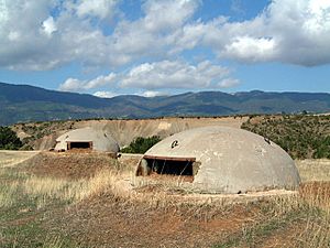 Albania bunkers