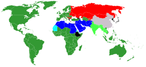 Alphabet world distribution