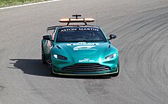 An Aston Martin Safety Car during the 2022 Formula One World Championship