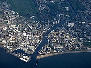 Ayr from the air (geograph 6100952)