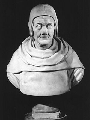 Bust of Fra Mauro Camaldolese. Panteon Veneto; Istituto Veneto di Scienze, Lettere ed Arti