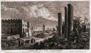Canopic Street Alexandria 1784 by LF Cassa