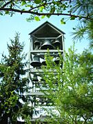 Carillon through the trees, Chicago Botanic Garden