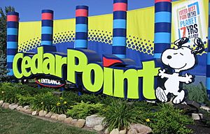 Cedar Point-entrance