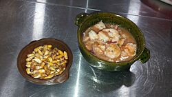 Ceviche de camarón (gastronomía Ecuatoriana)