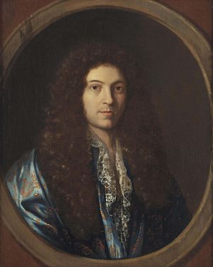 Circle of Pierre Mignard - Portrait of a gentleman, traditionally said to be Jean-Baptiste Lully