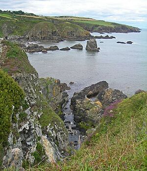 Coastline from Doonies Point north to Grim Brigs - geograph.org.uk - 533882