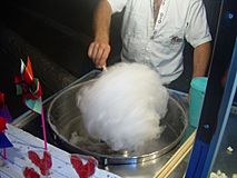 Cotton candy Μαλλί της γριάς