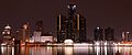 Detroit Night Skyline Cropped 2