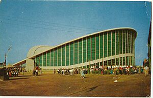 Dorton Arena during State Fair, 1960s (22112868996)