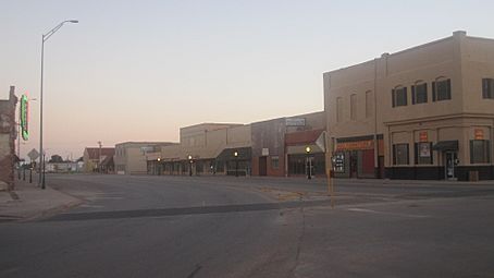 Downtown Anson, TX, near sunset IMG 6248