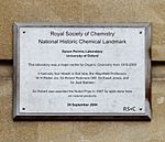 Dyson Perrins Lab Plaque Royal Society of Chemistry.JPG