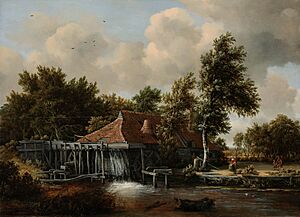 Een watermolen Rijksmuseum SK-C-144