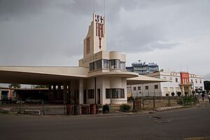 Fiat Tagliero petrol station in Asmara