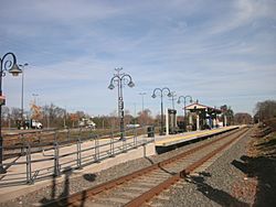 The Florence rail station is a stop along the River Line (NJ Transit) rail corridor connecting Trenton and Camden, New Jersey. Florence Township is also a logistics hub.