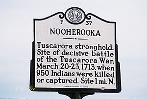 Fort Neoheroka Historical Marker