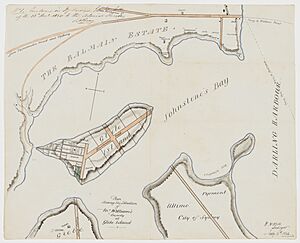Glebe Island map 1844 SLNSW FL3774208