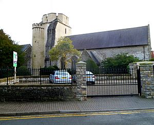Grade I listed Holy Cross Parish Church, Cowbridge (geograph 3624395).jpg