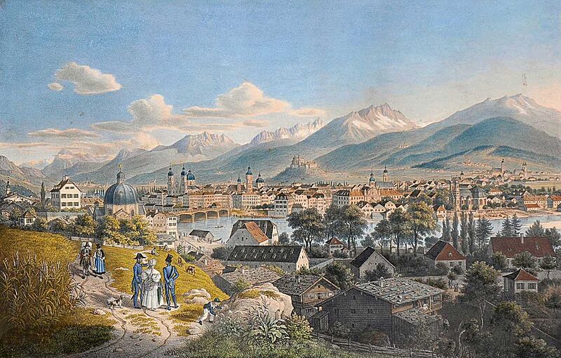 Gustav Wilhelm Kraus Innsbruck 19Jh