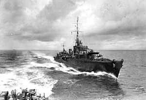 HMAS Arunta I30 July 1943