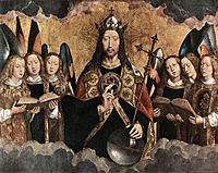Hans Memling - Christ Surrounded by Musician Angels - WGA14935