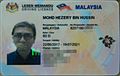 Hezery99-Malaysian driver's license