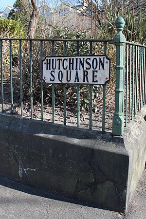 Hutchinson Square, Douglas, Isle of Man - Sign