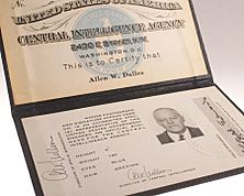 Identification Card of Allen W. Dulles