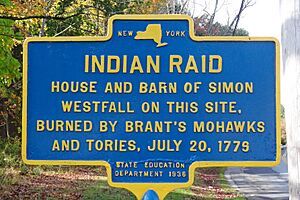 Indian Raid, Simon Westfall, NYSHM