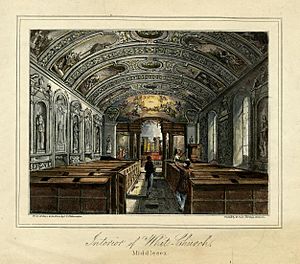 Interior of Whit-Church, Middlesex (BM 1875,0508.1703)