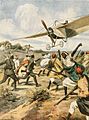 Italian aircraft attacking Ottoman forces in Libya 1911 or 1912