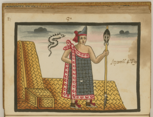 Itzcóatl, the Fourth Aztec King (Reigned 1427–40) WDL6721