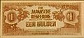 Japanese One Gulden note- Occupation currency Dutch East Indies- now Indonesia