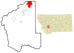 Location of Montana City, Montana