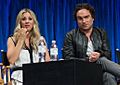 Kaley Cuoco and Johnny Galecki at PaleyFest 2013