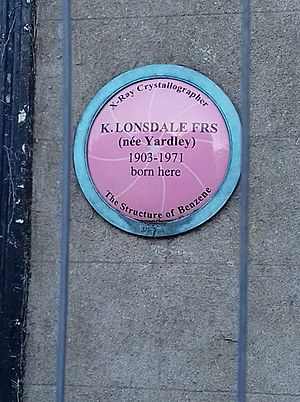 Kathleen Lonsdale house Plaque