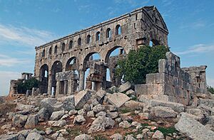 Kharab Shams Basilica, Dead Cities region, NW Syria