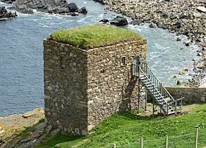 Kinnaird Head Castle Lighthouse 20110520 wine tower