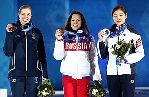 Korea Kim Yuna Sochi Medal Ceremony 05