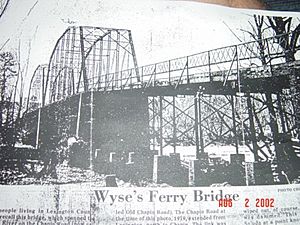 Lakemurray-Wyse ferry bridge-sonar
